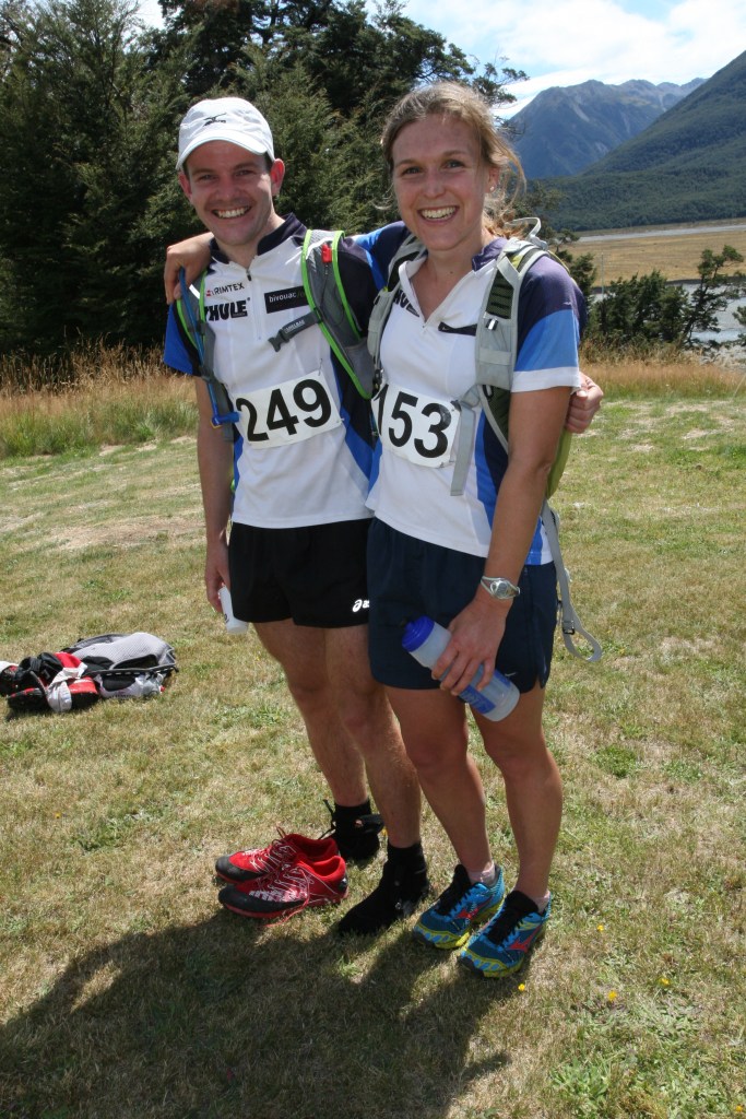Avalanche peak Champions 2013! Lara and myself after the race