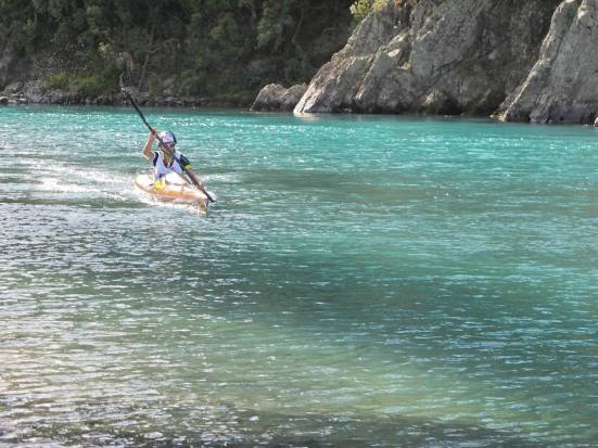End of the Kayak...Finally!! (Credit: Liz May)