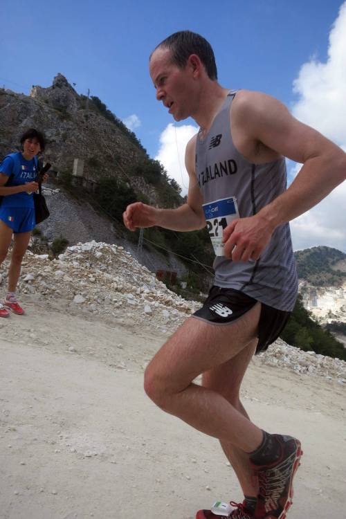 Jono and Antonella cheering me on! (Credit: Jono Wyatt)