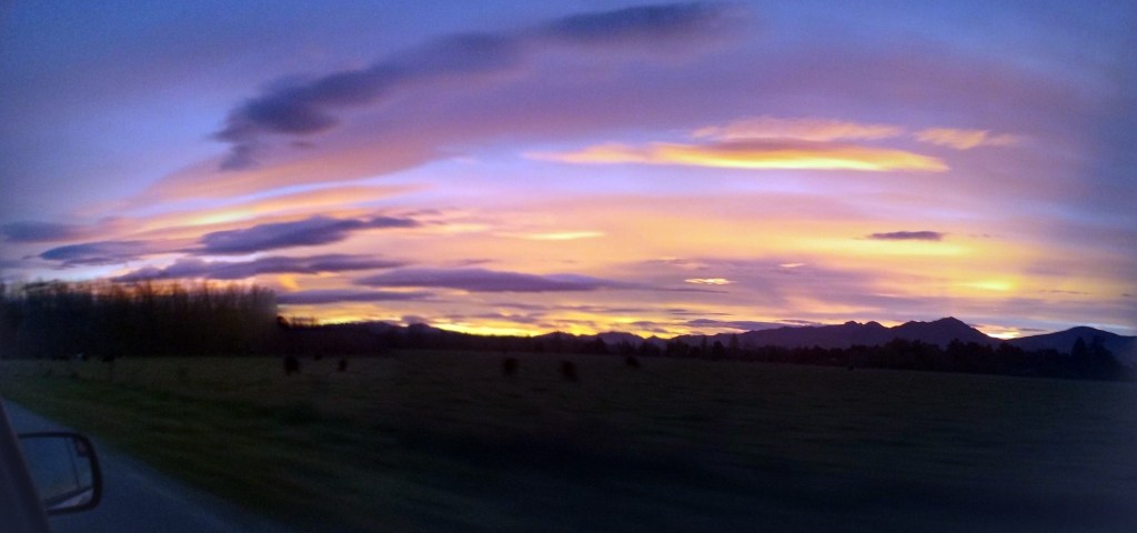 The Sun goes down after a good day out!