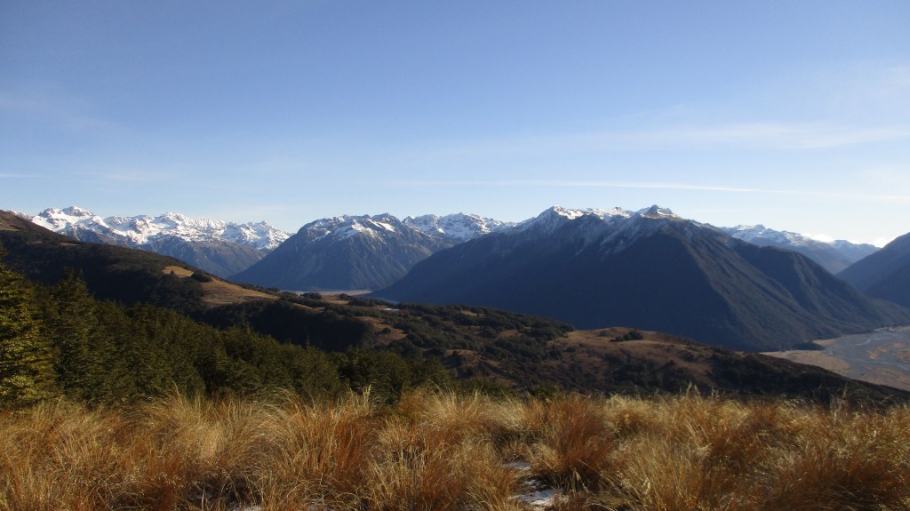 Calm day in the Arthurs Pass Mountains