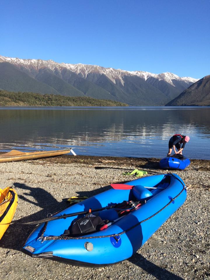 Getting ready for exploring the Buller river (pic. Emily Kelly)