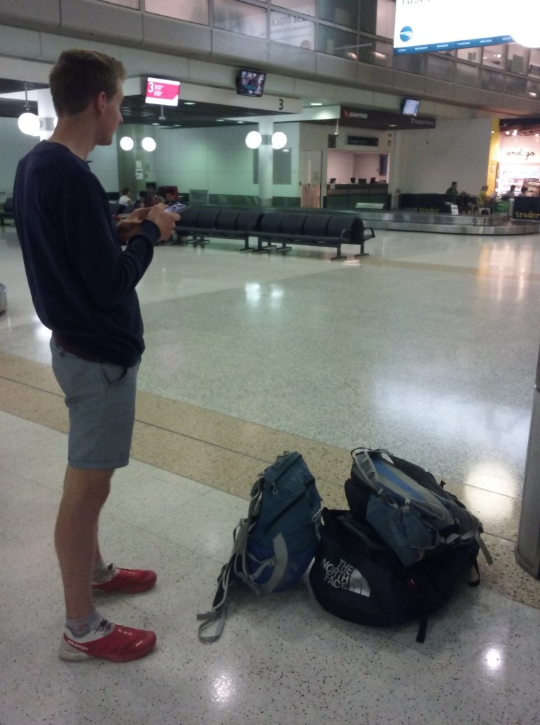 Waiting/searching for Nick Collins